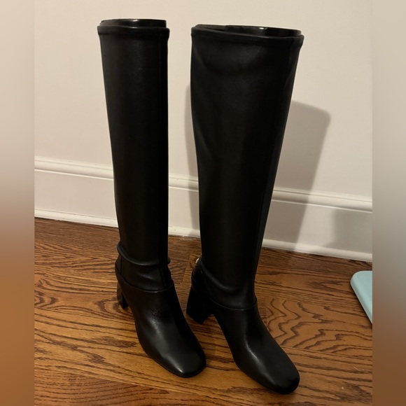 Tory Burch knee high leather boots. New in box